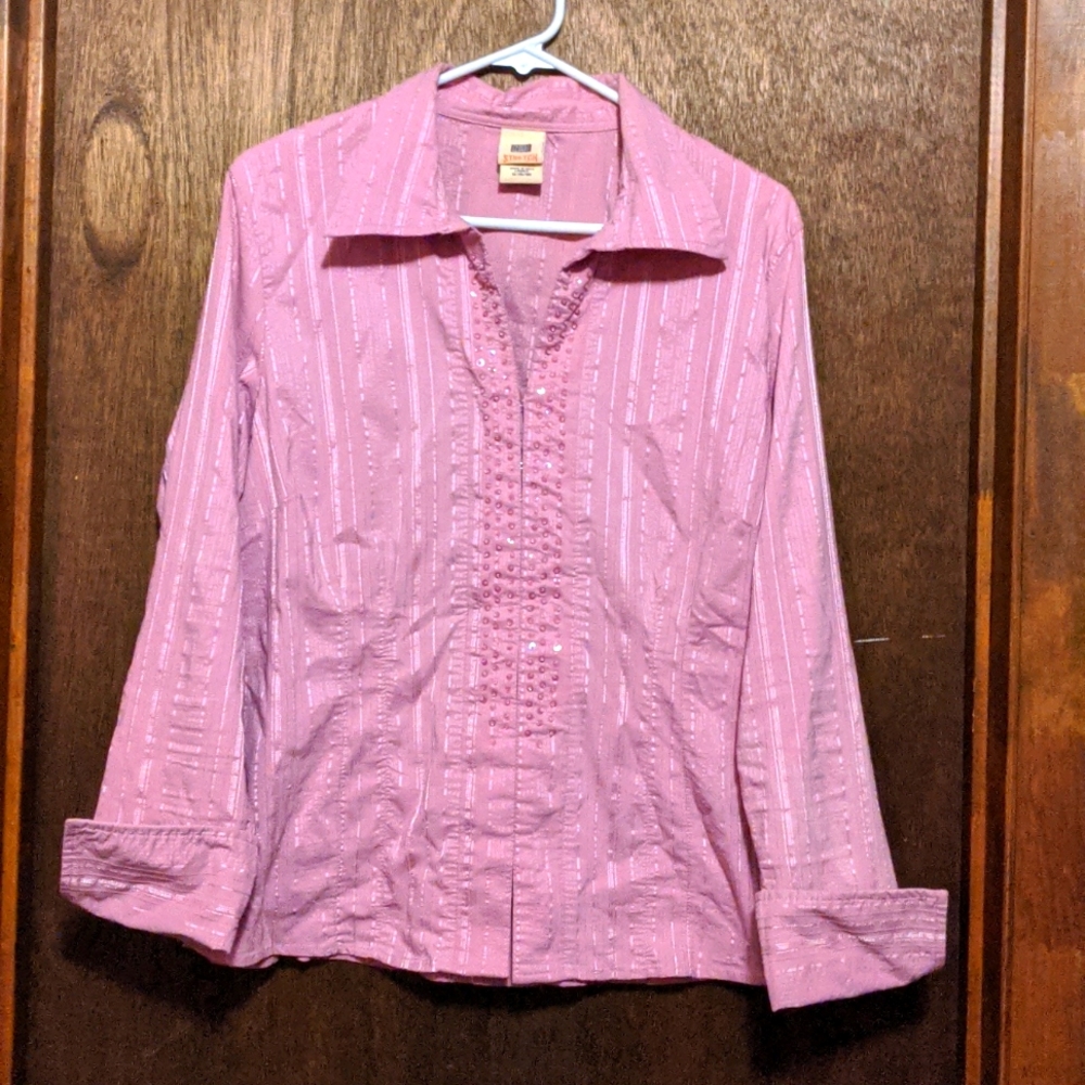 Dress top, button up XL